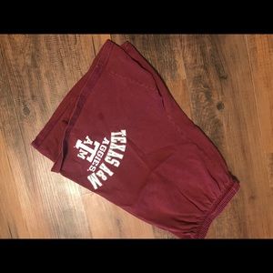 Texas A&M shorts.